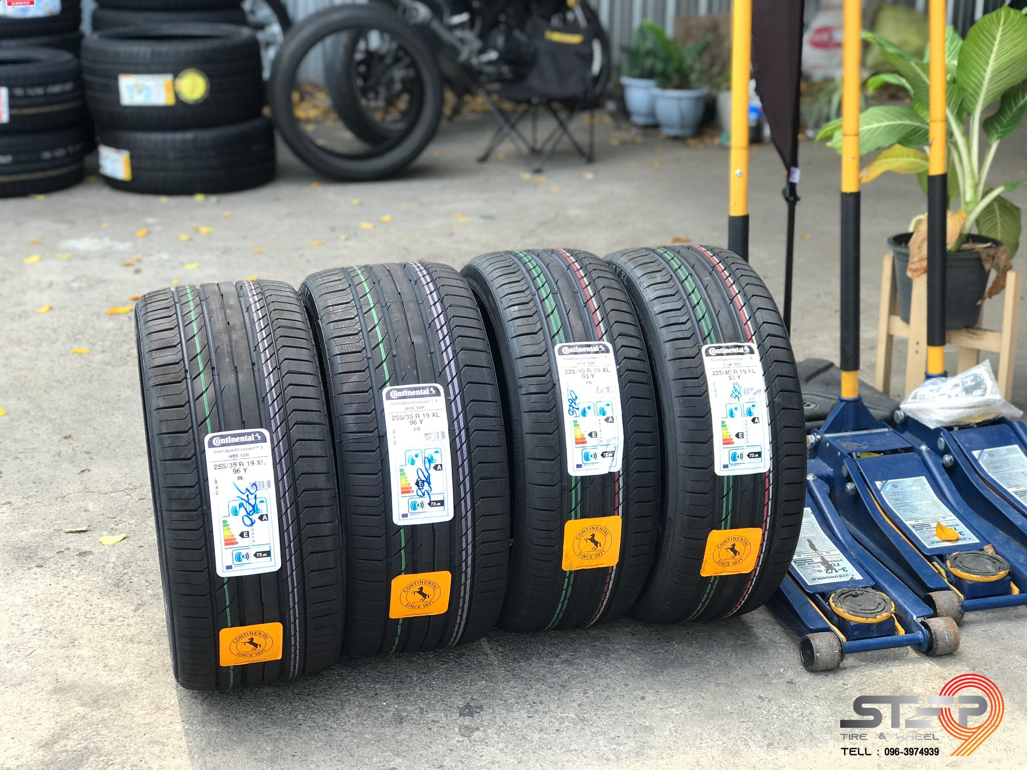 CONTINENTAL CONTACT5 SSR 225/40-19 ยาง RUNFLAT ราคาพิเศษ ที่ STEP9