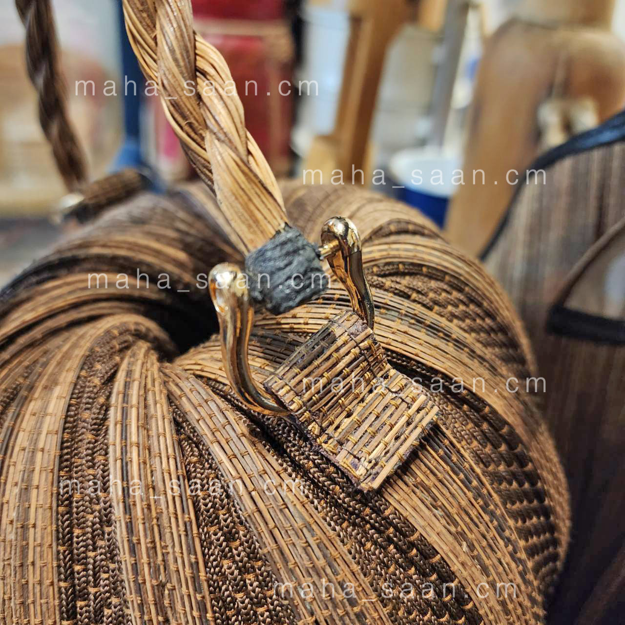 กระเป๋าตาลโตนด คล้องแขน ถือ ทรงกลม น่ารัก 🍊