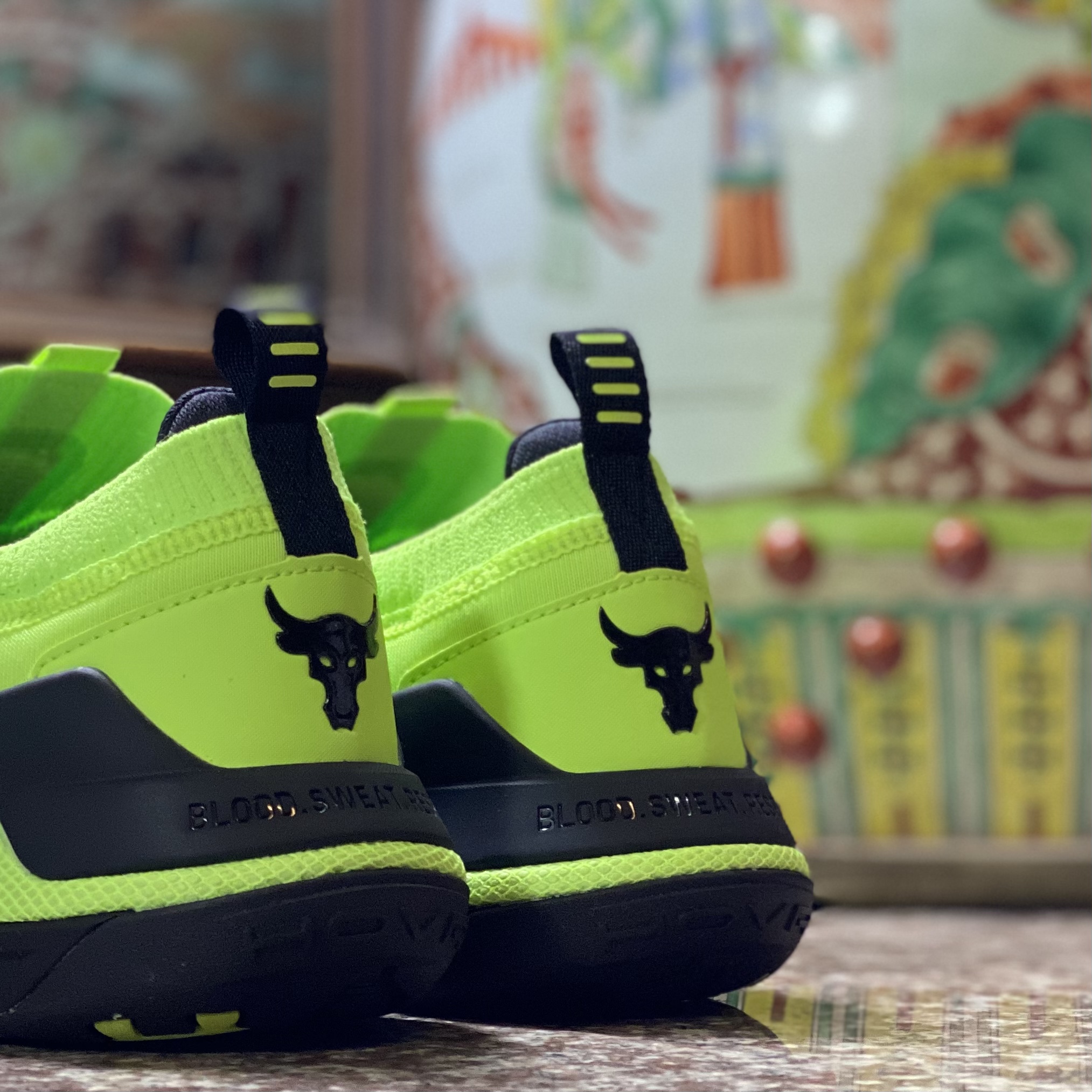 รองเท้าเทรนนิ่ง Under Armour Project Rock 4 ‘GREEN’ (M8US)