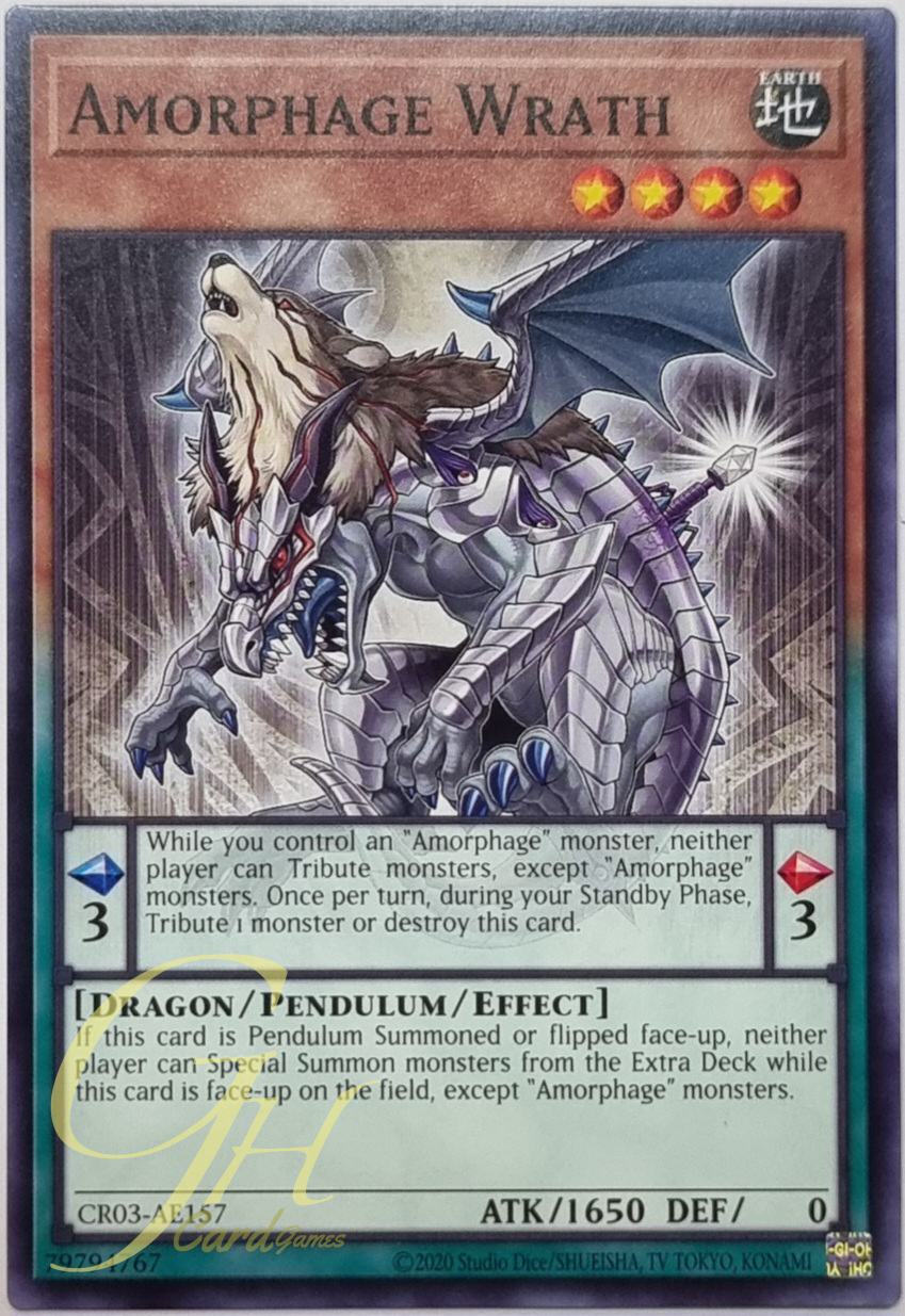 Yugioh [CR03-AE157] Amorphage Wrath (Common)