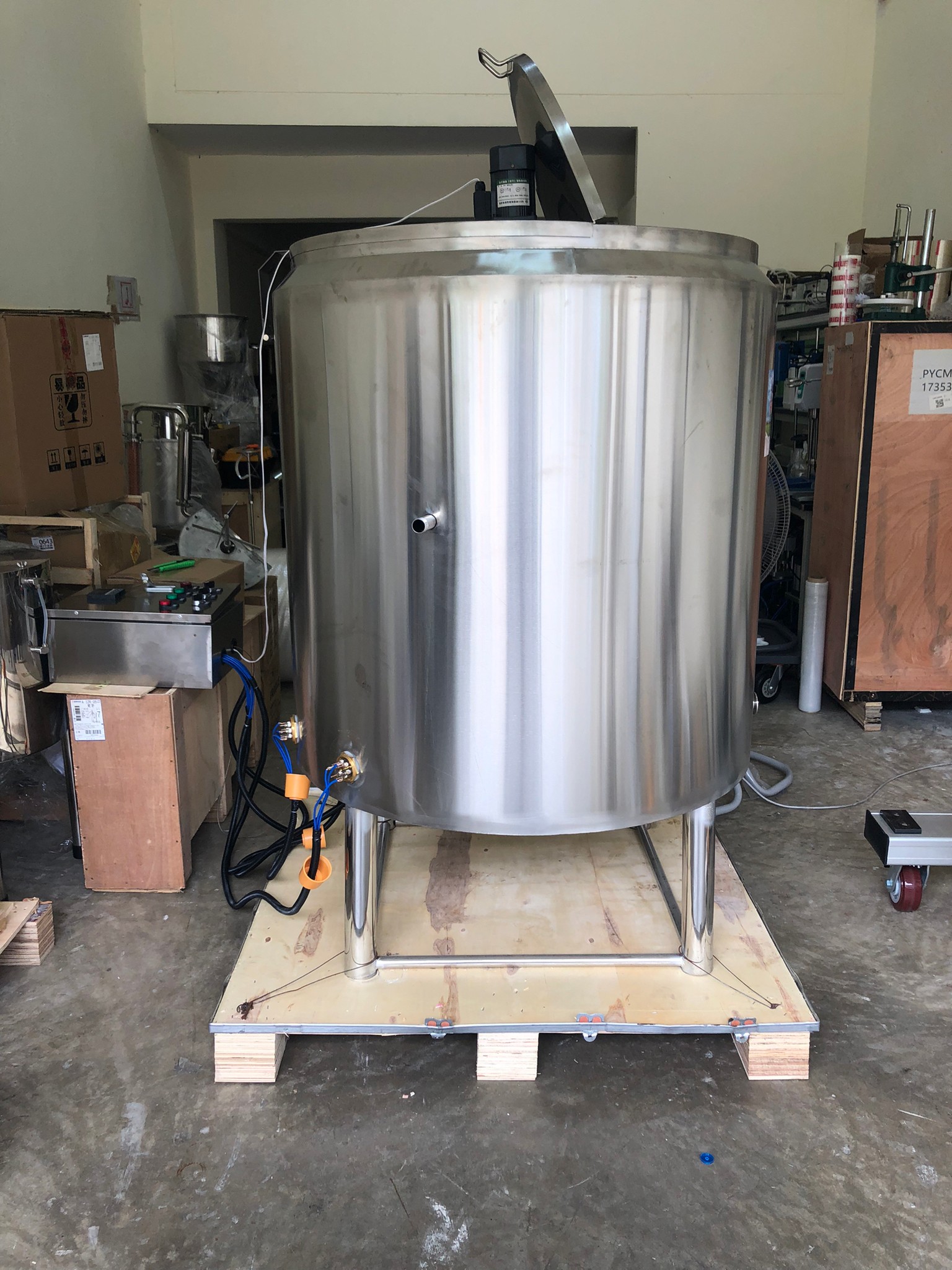 HTRC เครื่องพาสเจอร์ไรซ์ หม้อทำพาสเจอร์ไรซ์ (pasteurizer)