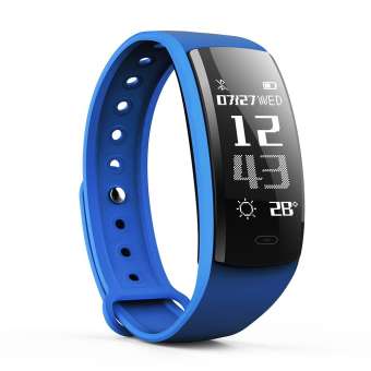 QS90 Bluetooth 4.0 Smart Watch Multiple Sports Modes Weather Remind Wristband - intl