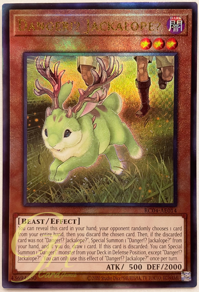 Yugioh [RC04-AE014] Danger!? Jackalope? (Ultimate Rare)