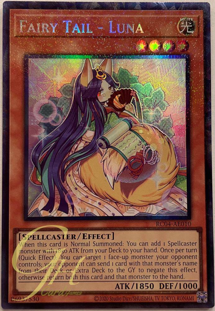 Yugioh [RC04-AE010] Fairy Tail - Luna (Collector's Rare)