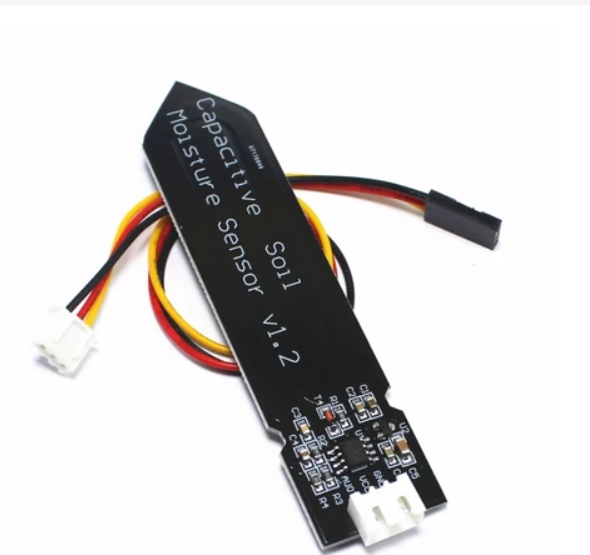 เซ็นเซอร์วัดความชื้นในดินแบบ Capacitive V.2 ทนทานต่อการกัดกร่อนพร้อมสายเคเบิล (Capacitive Soil Moisture Sensor V.2) Capacitive V1.2