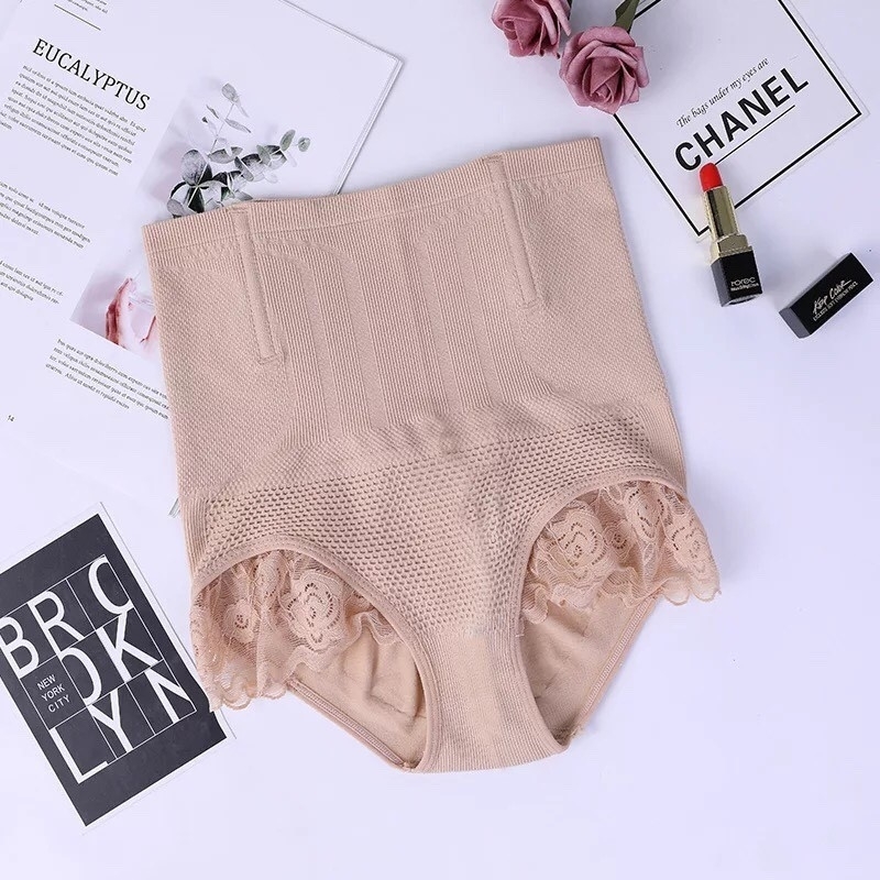 กางเกงในเก็บพุง ระบายลูกไม้