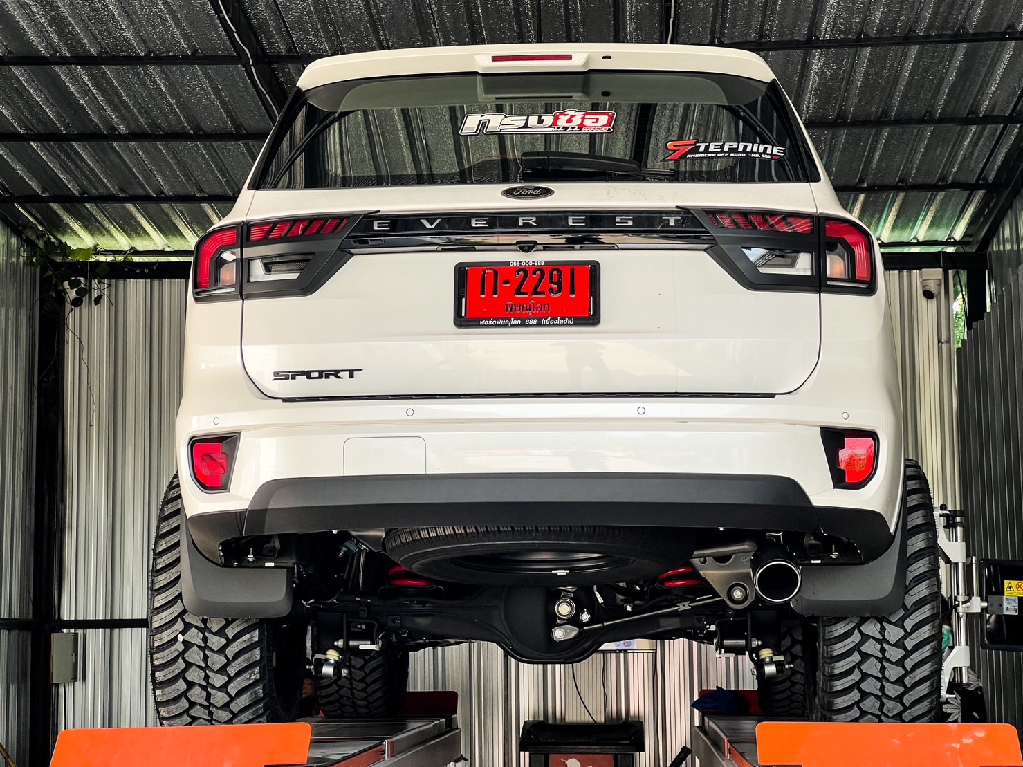 FORD EVEREST NEXTGEN #ทรงซ้อ ขับมาจากพิษณุโลก มาแต่งทรงเมกา