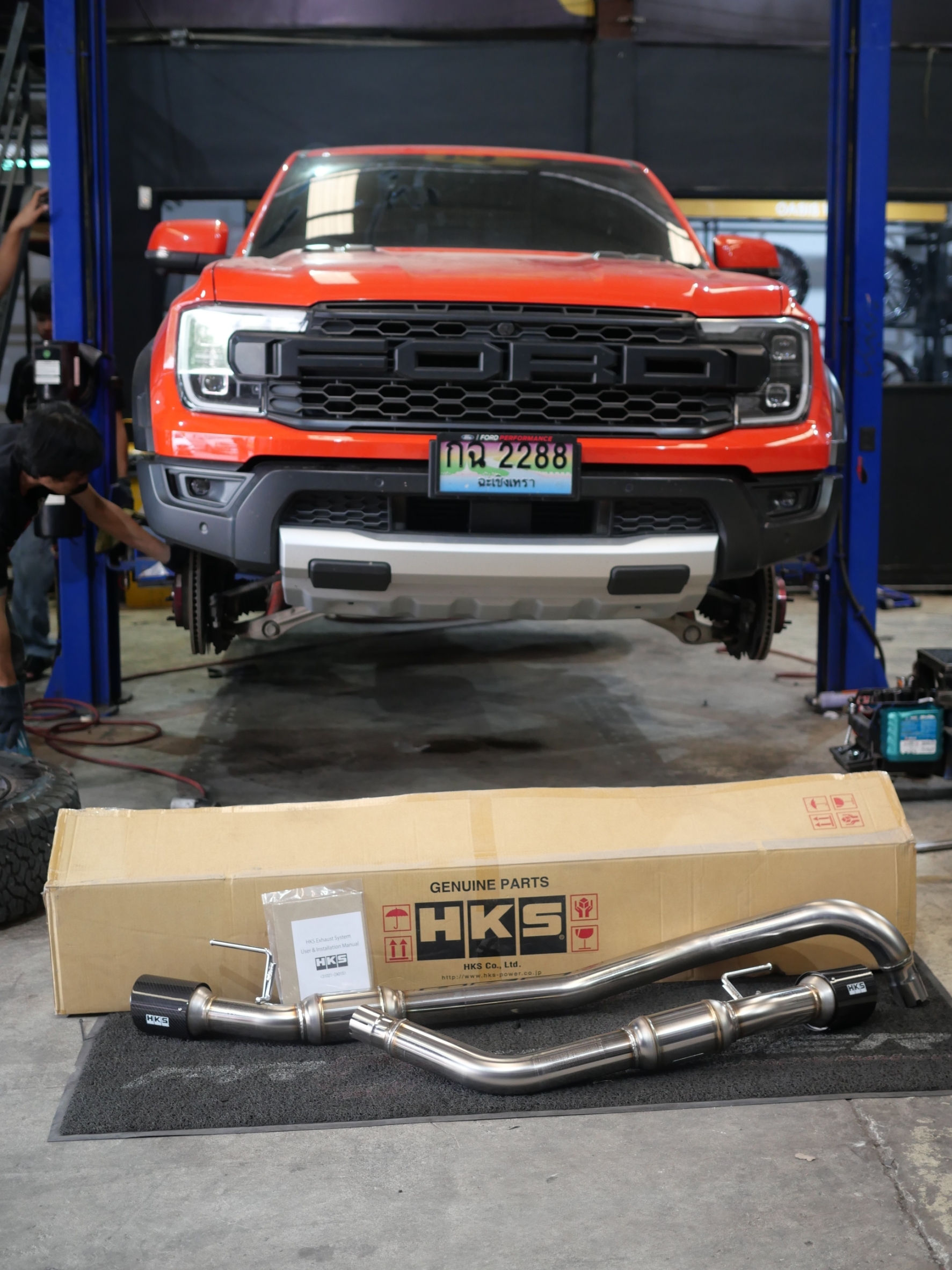 ท่อ HKS ใส่ RAPTOR V6 ของแท้ ราคาพิเศษ ที่ STEP9