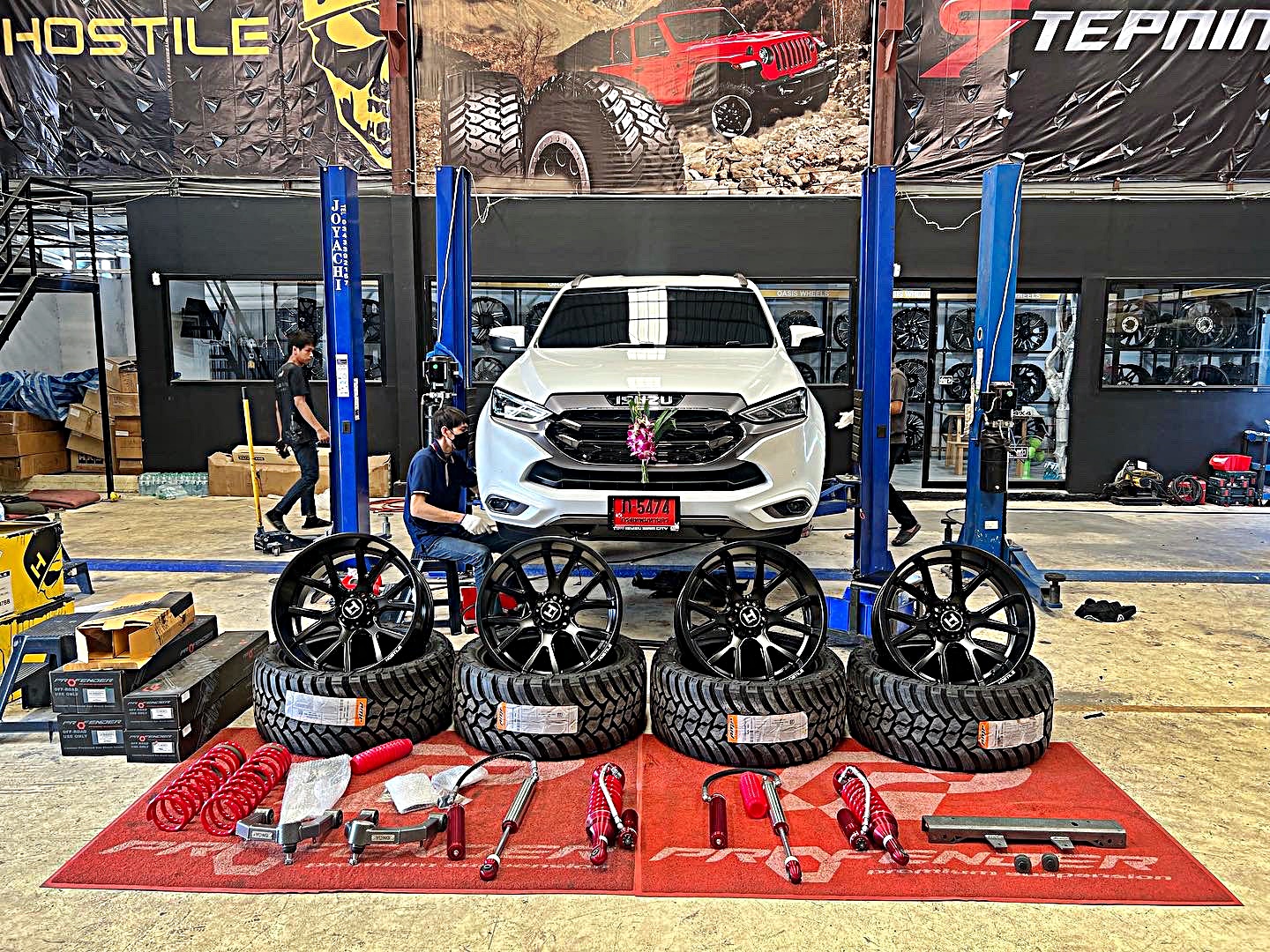 ล้อแท้ HOSTILE H113 ขอบ22 ใส่ MU-X แต่งเมกา