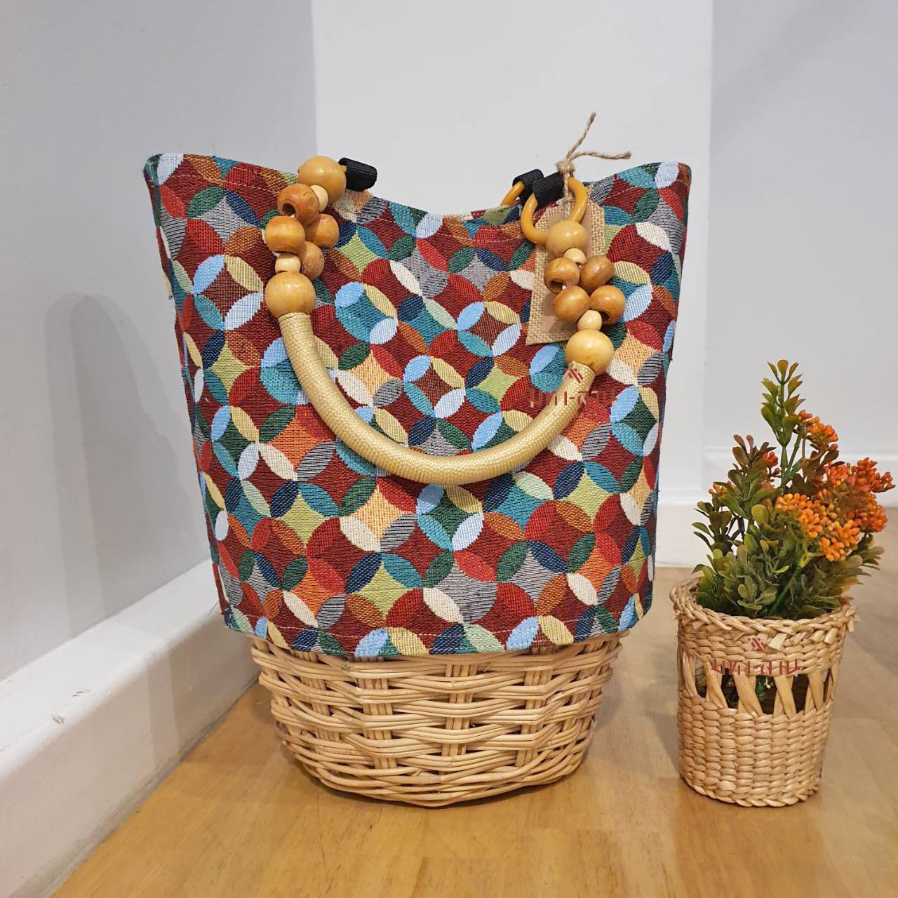 กระเป๋าหวาย กระเป๋าถือ กระเป๋าสาน กระเป๋าคล้องแขน 👜