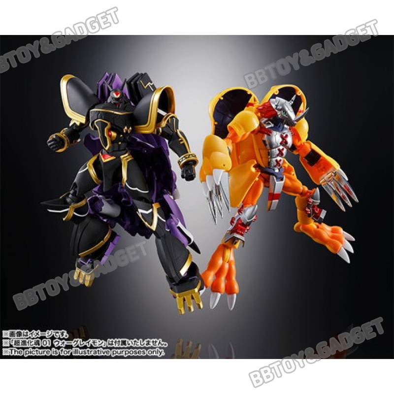 Digimon Alphamon Dorumon digivolving sprit 05 diecast evolution figure ดิจิมอน อัลฟามอน ฟิกเกอร์ แท้100%