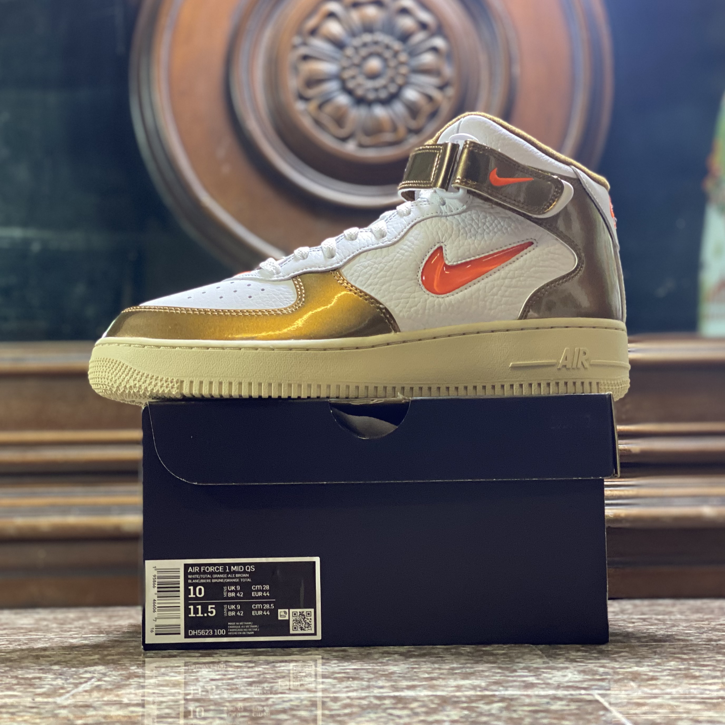 รองเท้า Nike Air Force 1 Mid ‘Ale Brown’ (M9/9.5/10/12US)