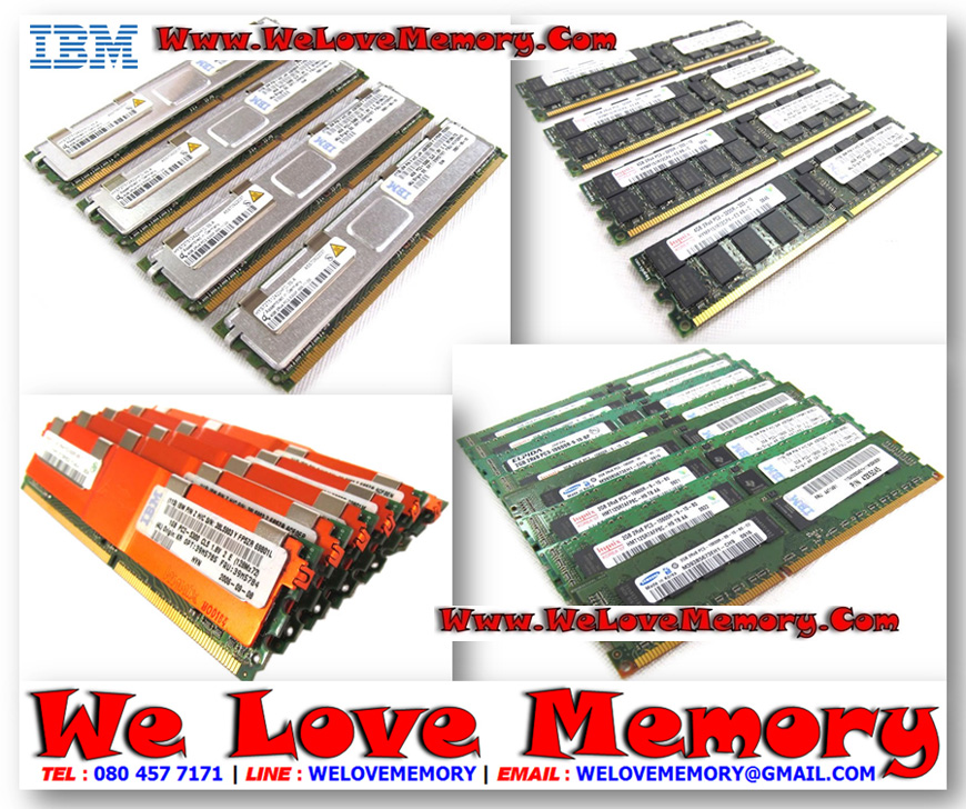 IBM 2GB (2X1GB) PC3200 DDR ECC P/N 73P5121