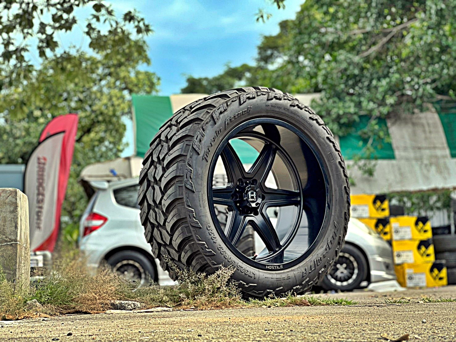 FORD RANGER ล้อ HOSTILE H117 ขอบ22 ที่ STEP9
