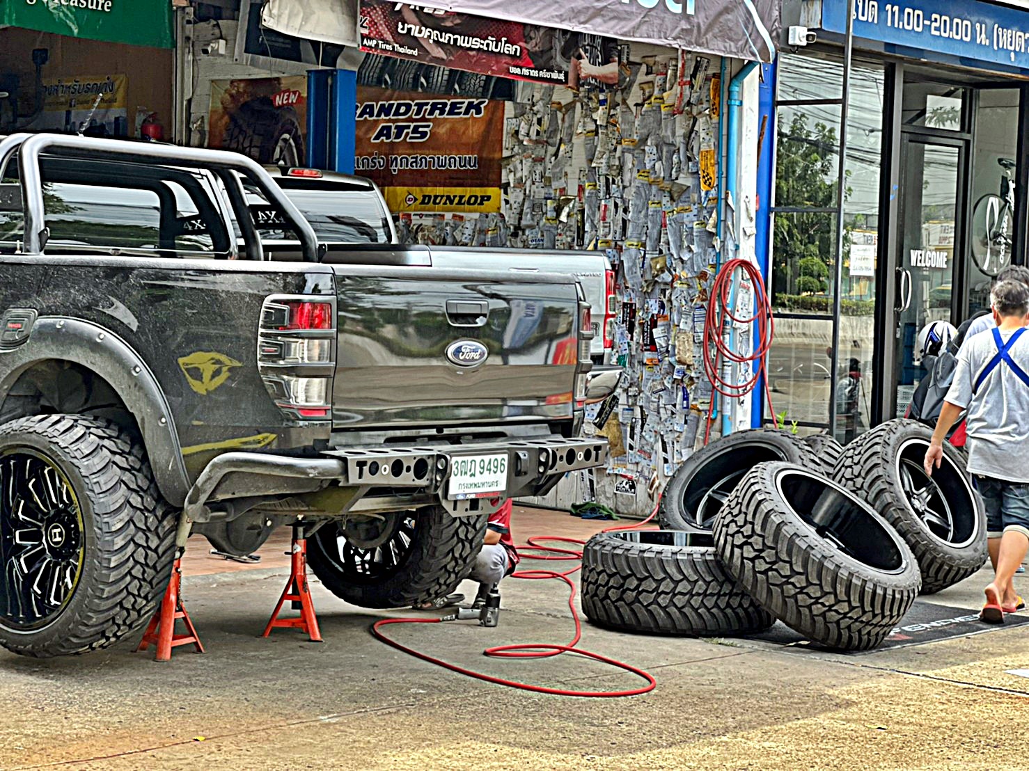 FORD RANGER ล้อ HOSTILE H117 ขอบ22 ที่ STEP9