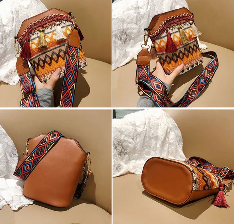 กระเป๋าสะพาย แฟชั่น โบฮีเมียน Hippie Boho🍩