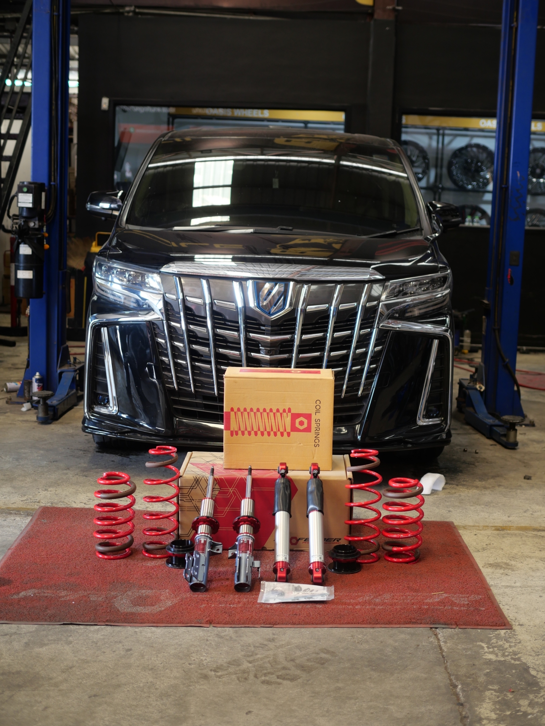 โช๊คอัพ Profender รุ่น FitZ สำหรับรถรุ่น Alphard , Vellfire (AH30)