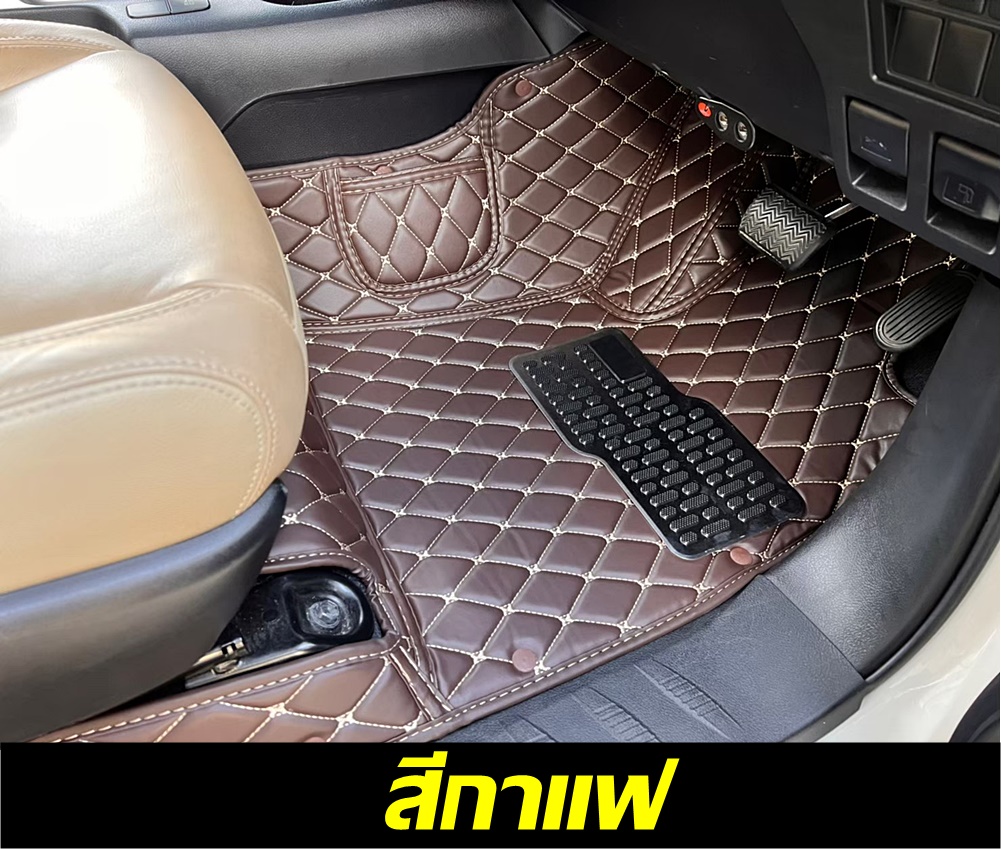 พรมรถยนต์6D FORD NEXT GEN RANGER CAB 2023 พรม6D เข้ารูป เต็มคัน