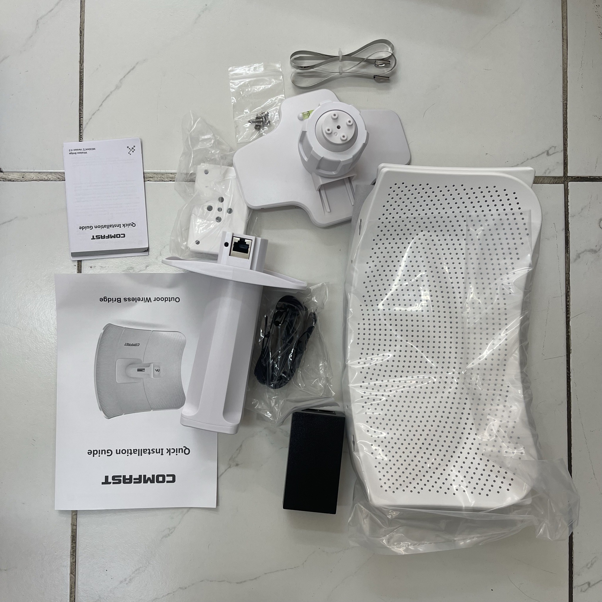 #เลิกผลิตแล้ว#18537 COMFAST 317A wifi point to point ไกลถึง 11km. เชื่อมต่อไร้สายกลางแจ้ง 5.8g ระยะไกล