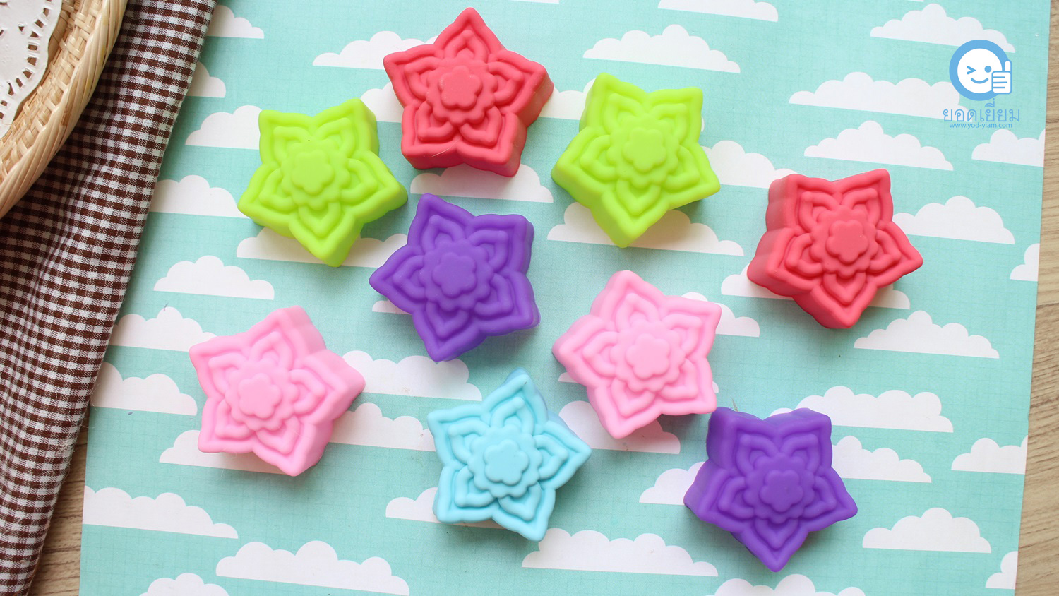 พิมพ์ขนม ชงโค ขนาด 5 cm / บรรจุ 12 ชิ้น B493