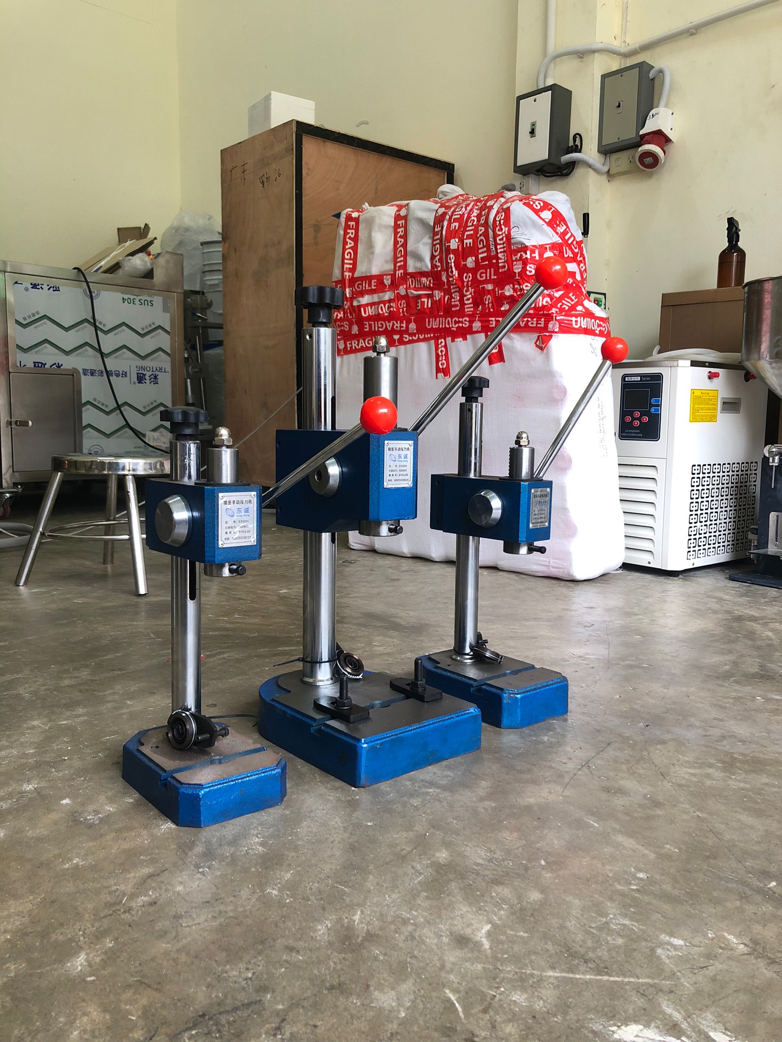 🌈JYSY เครื่องปั้ม เครื่องกดแบบมือโยก Handpress แรงกด 200kg./300kg./500kg.