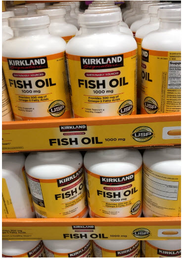 Kirkland Signature Fish Oil 1000 mg, 400 Softgels