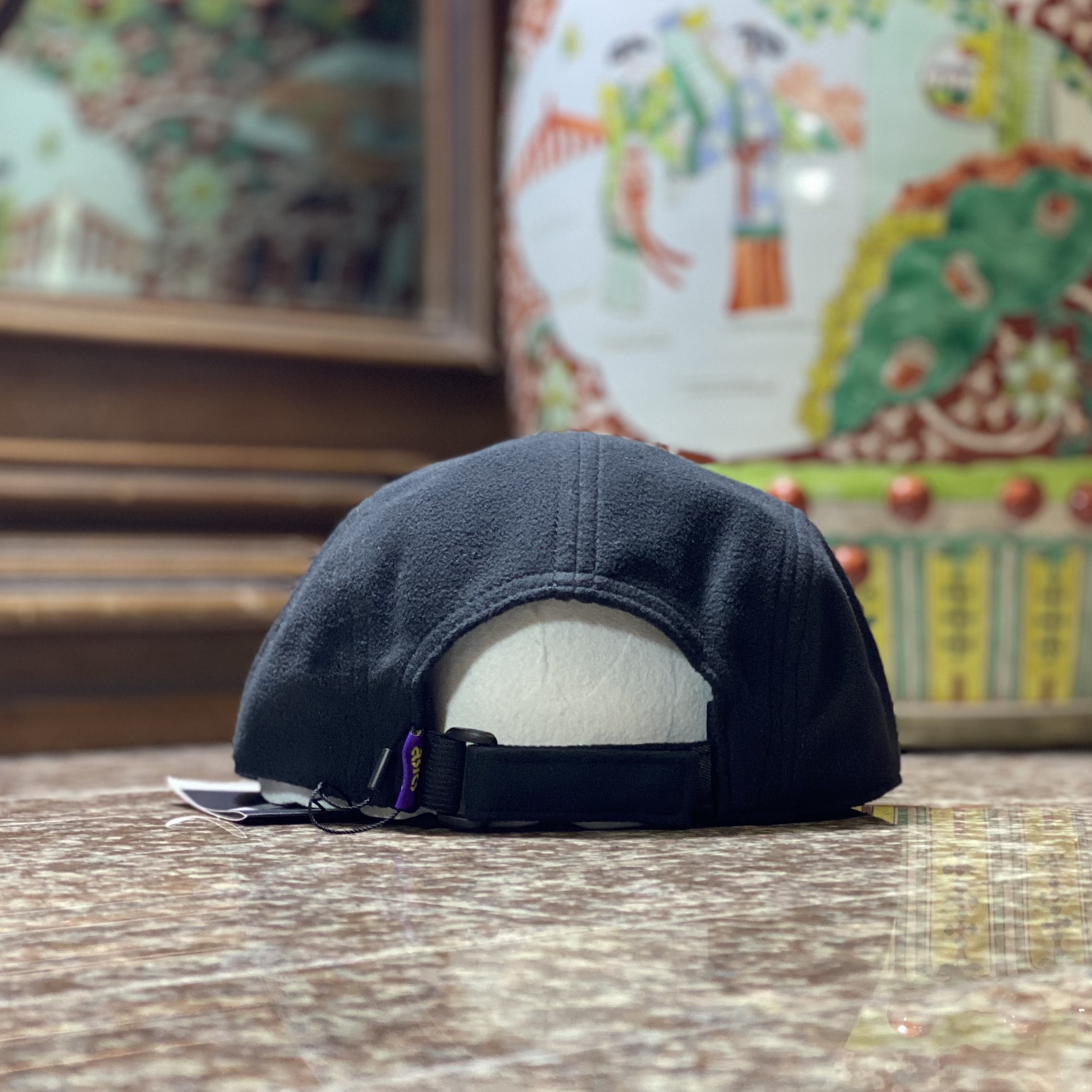 หมวก ASICS TIGER 4-Panel Fleece Cap ‘BLACK’