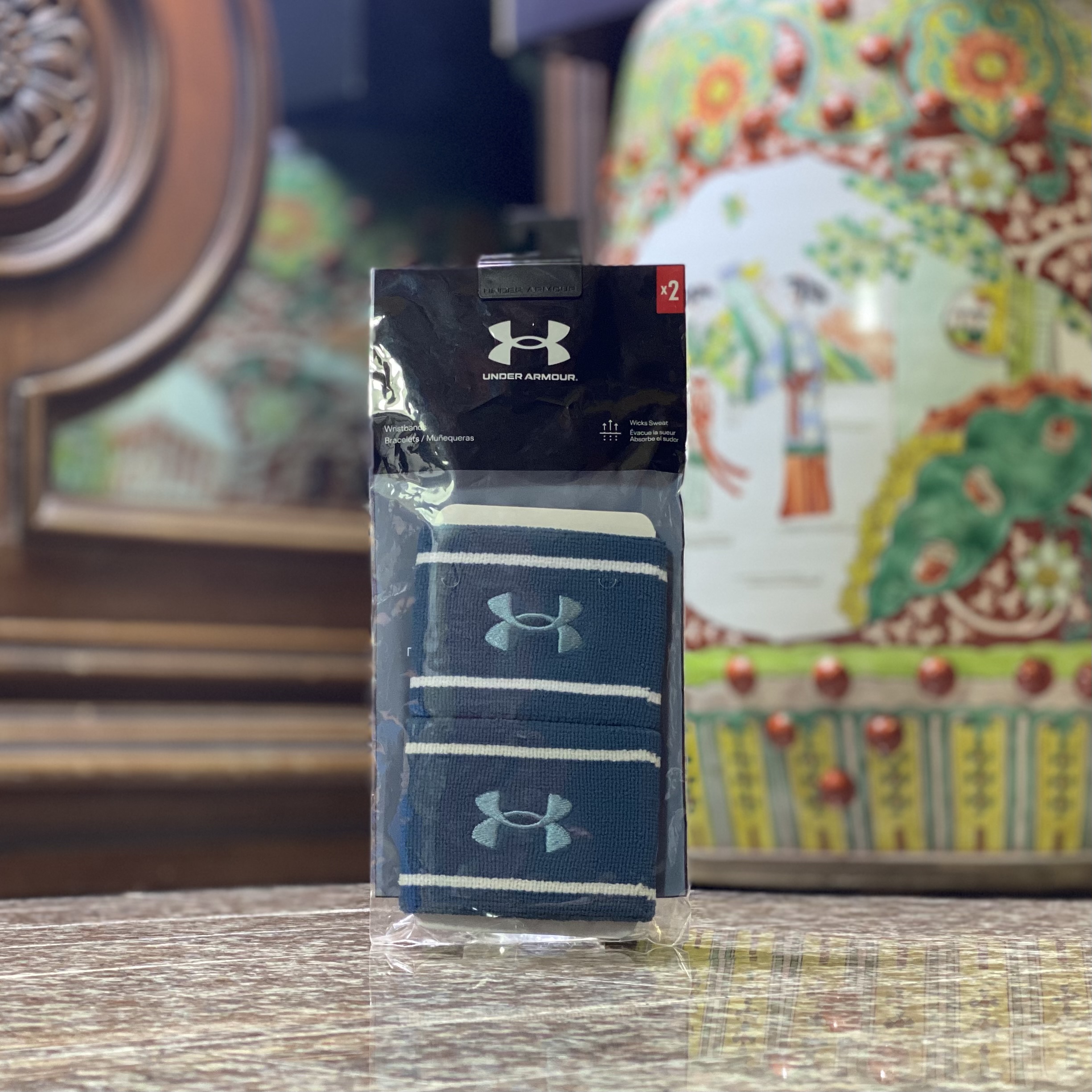 ผ้ารัดข้อมือ Under Armour 3” Striped Terry Wristband