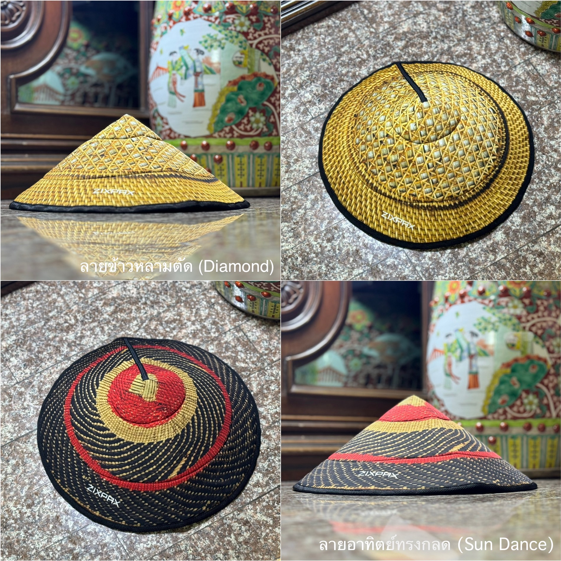 หมวกปีกรอบ Zixpax X Gradon Running Hat (6ลาย)