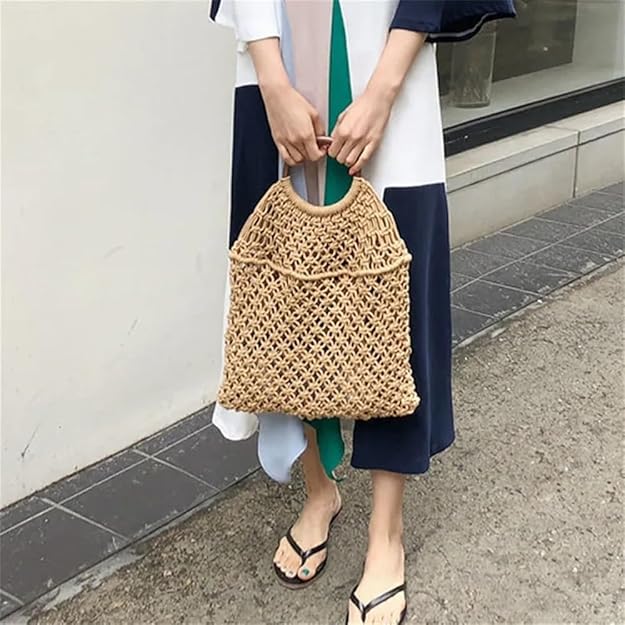 กระเป๋าคล้องแขน หูไม้ ขนาดพอดี สไตล์เกาหลี 🍈