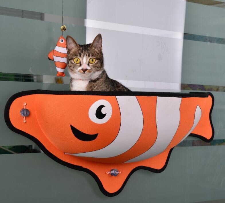 เปลแมวติดกระจก ปลานีโม