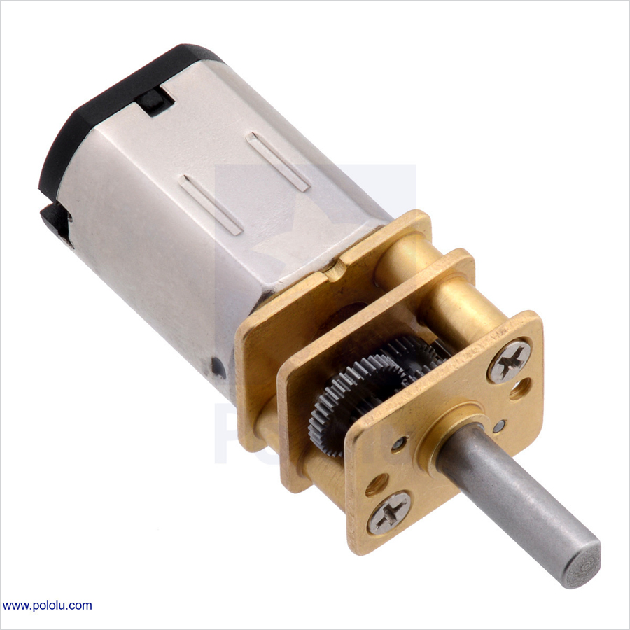 มอเตอร์เฟืองโลหะขนาดเล็ก กำลังไฟ 6V 10:1 HP-6V แบบแปรงถ่าน