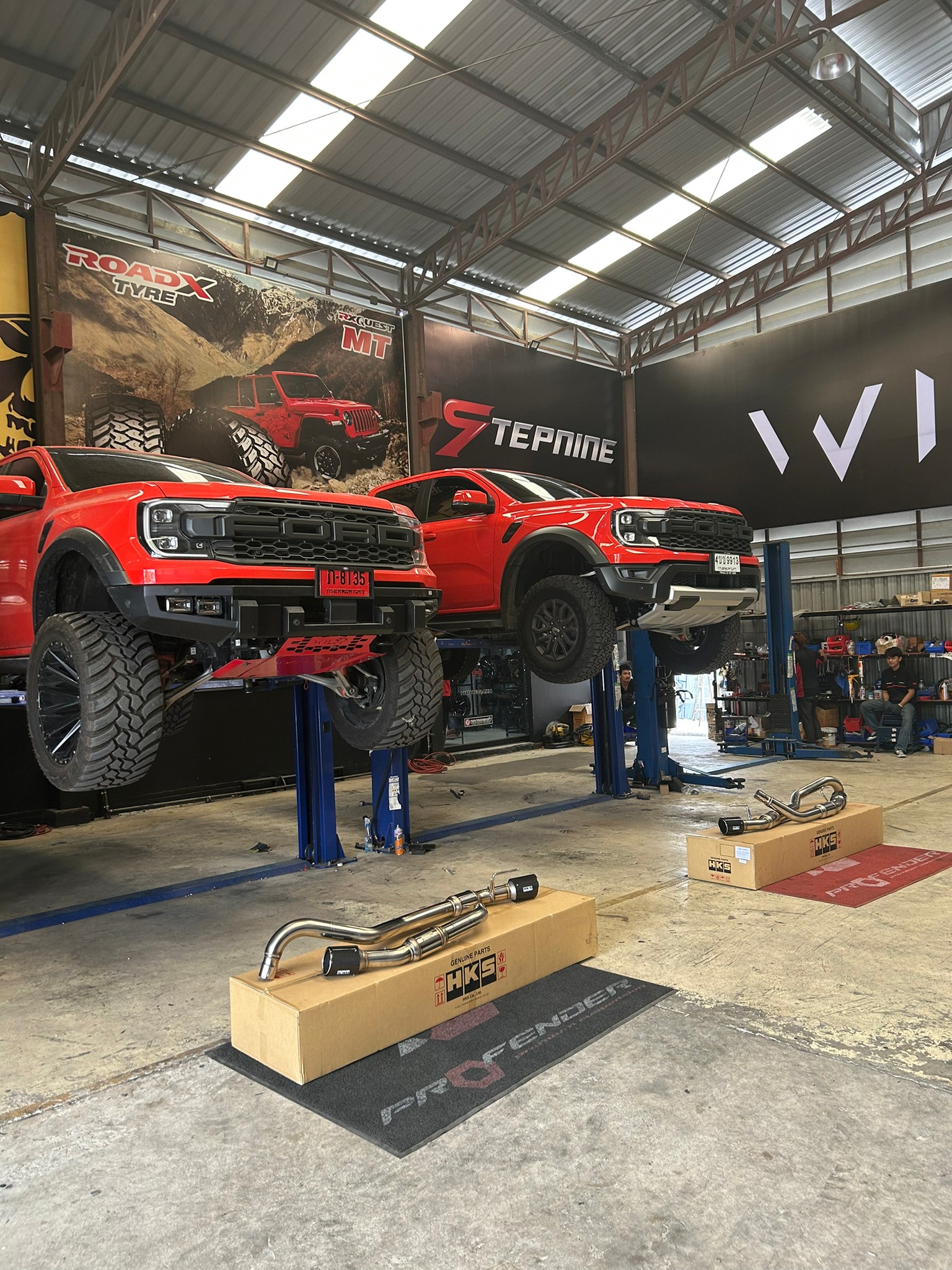 ท่อ HKS ใส่ RAPTOR V6 ของแท้ที่ STEP9