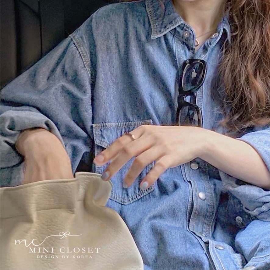 เดรสเชิ้ตยีนส์