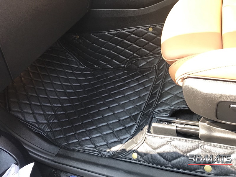 พรมปูพื้นรถยนต์BMW X3 F25 สีดำด้ายดำ รุ่น6D VIP รวมแผ่นท้าย
