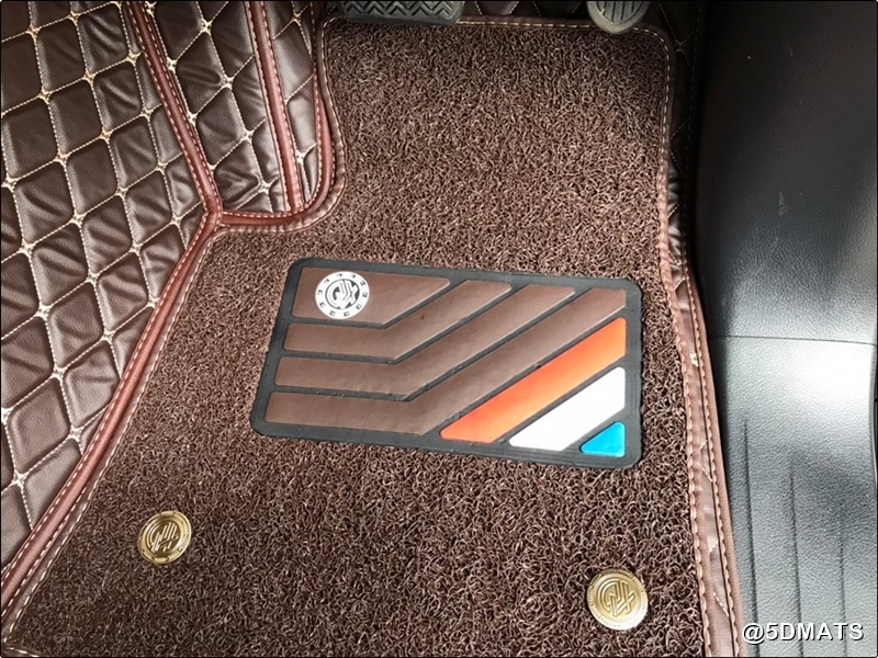 พรมปูพื้นรถยนต์ 7D QX +เสริมใยดักฝุ่น สำหรับรถ SUV 7ที่นั่ง ตรงรุ่นรถ เต็มคัน