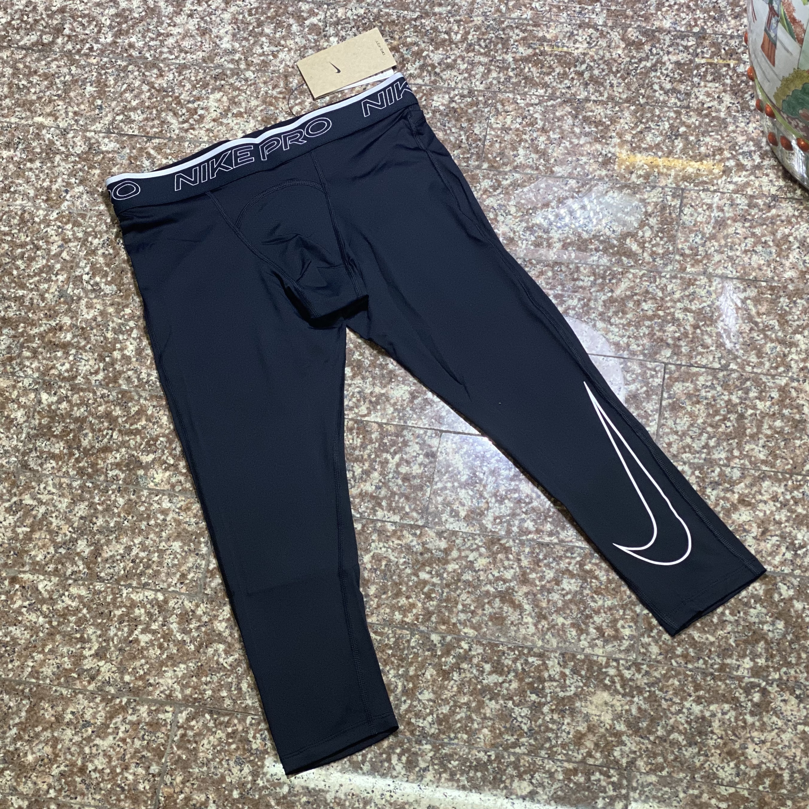 กางเกง Nike Pro Dri-Fit 3/4 Compression Long Tights ‘BLACK’ (M)