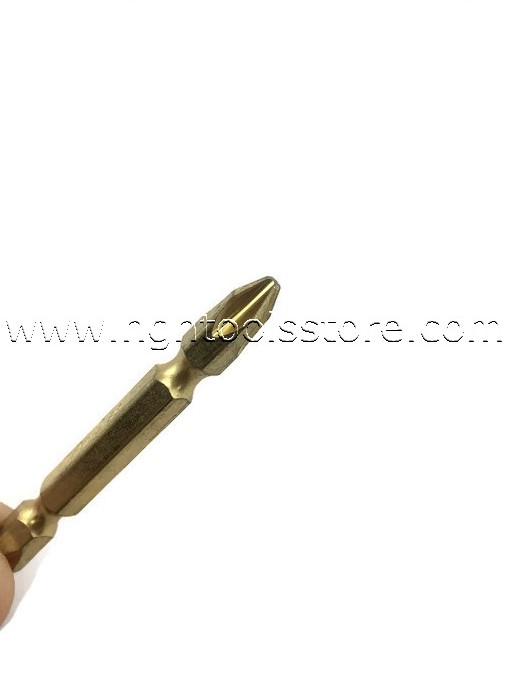 ดอกไขควงลม No.2x65 (หัวแฉก PH#2 ยาว 65 มิล) ยี่ห้อ AMPRO