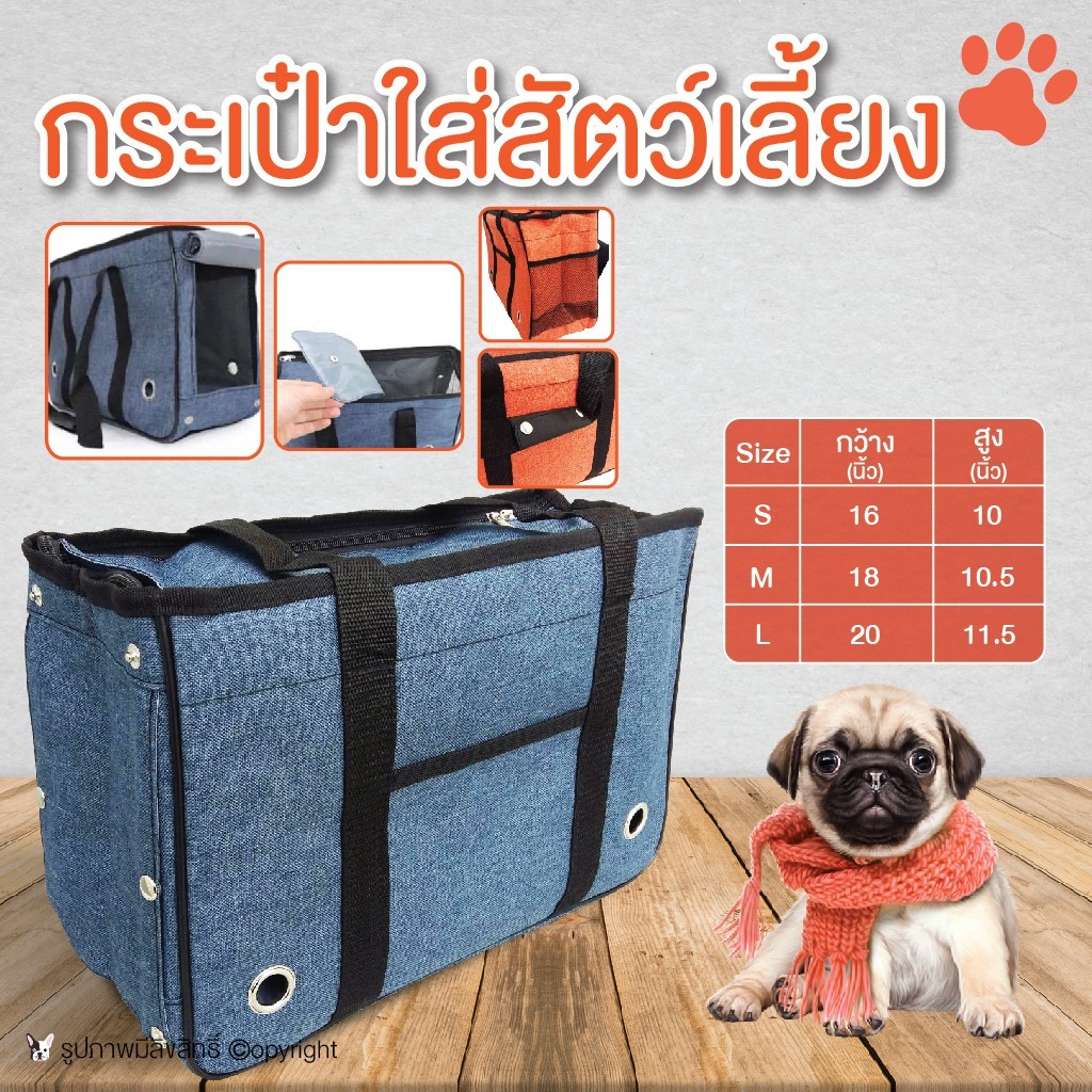 กระเป๋าใส่สัตว์เลี้ยง