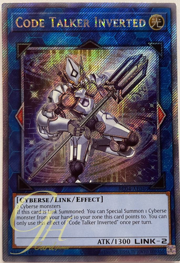 Yugioh [RC04-AE046] Code Talker Inverted (Extra Secret Rare)