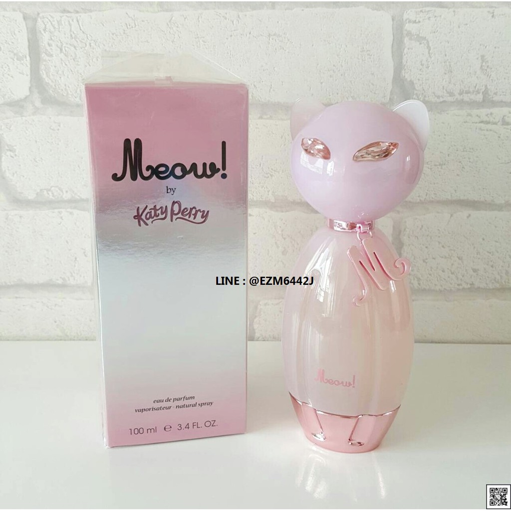 น้ำหอมแท้ KATY PERRY MEOW FOR WOMEN EAU DE PARFUM SPRAY 100 ML ของใหม่ กล่องซีล เหมือนกับห้าง