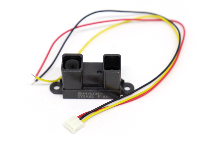 โมดูลตรวจจับระยะทางแบบอินฟราเรด รุ่น GP2Y0A02 Infrared Sensor วัดระยะทาง 20cm - 150cm