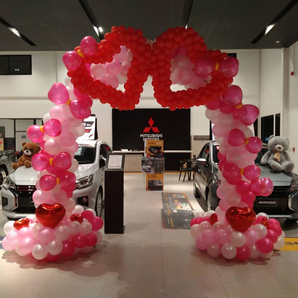 Set Backdrop party Valentine pink&red / เชตแบลดรอป ปาร์ตี้ วาเลนไทน์ โทน ชมพู&แดง