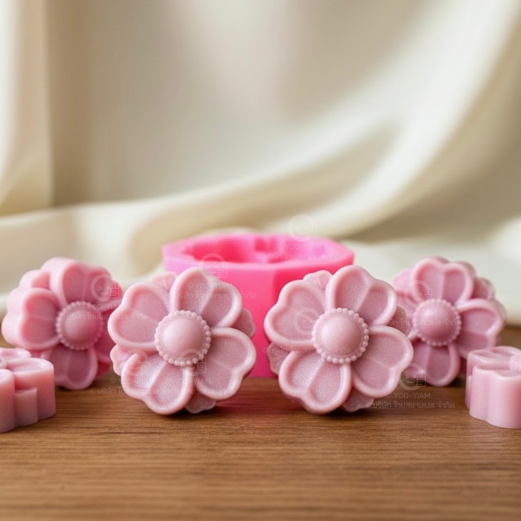 แม่พิมพ์ ดอกไม้ไทย 4 แบบ ทำอะลัวได้ 3.5cm และ 5cm