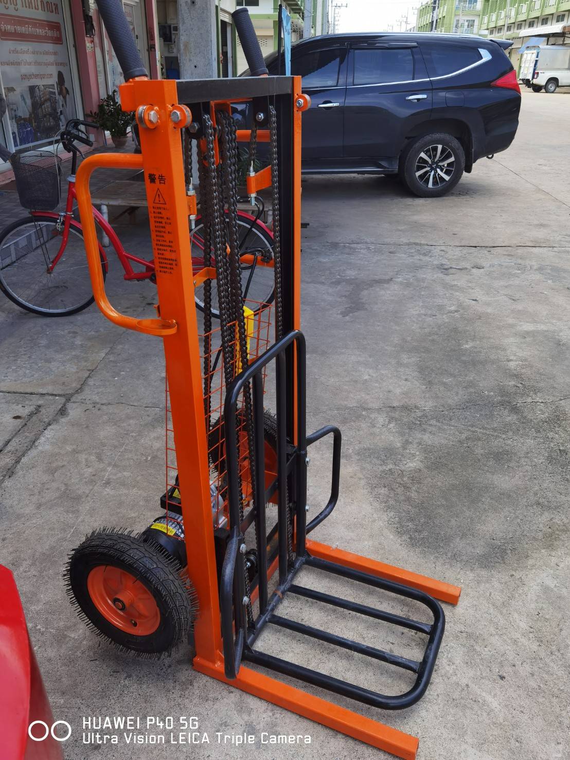 🌈รถเข็นยกของไฟฟ้า เข็นง่ายสะดวก ยกของได้สูงถึง 200 กิโลกรัม ปรับขึ้นลงด้วยระบบไฟฟ้า 1800w Electric Stacker DD1