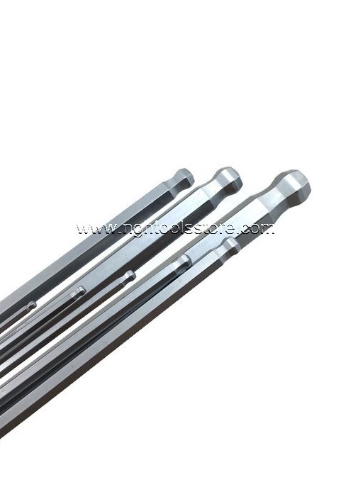 ประแจหัวบอลเตเปอร์ ยาว สีขาว ชุด 9 ตัว ชุด 1.5-10 มิล TLS-9D ยี่ห้อ EIGHT