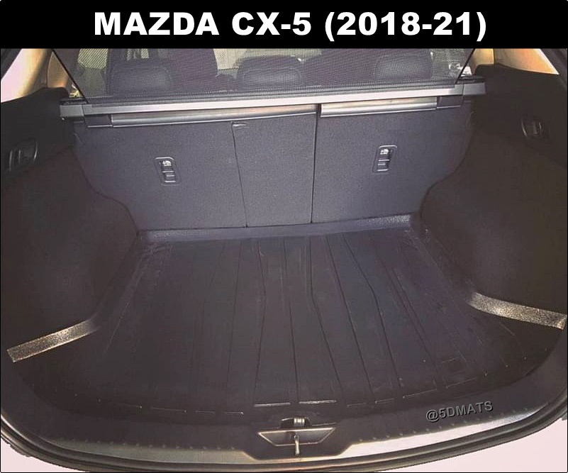 ถาดรองท้ายรถ MAZDA CX-5 ปี2018-21 สวยงาม ทนทาน เข้ารูป ปกป้อง100%