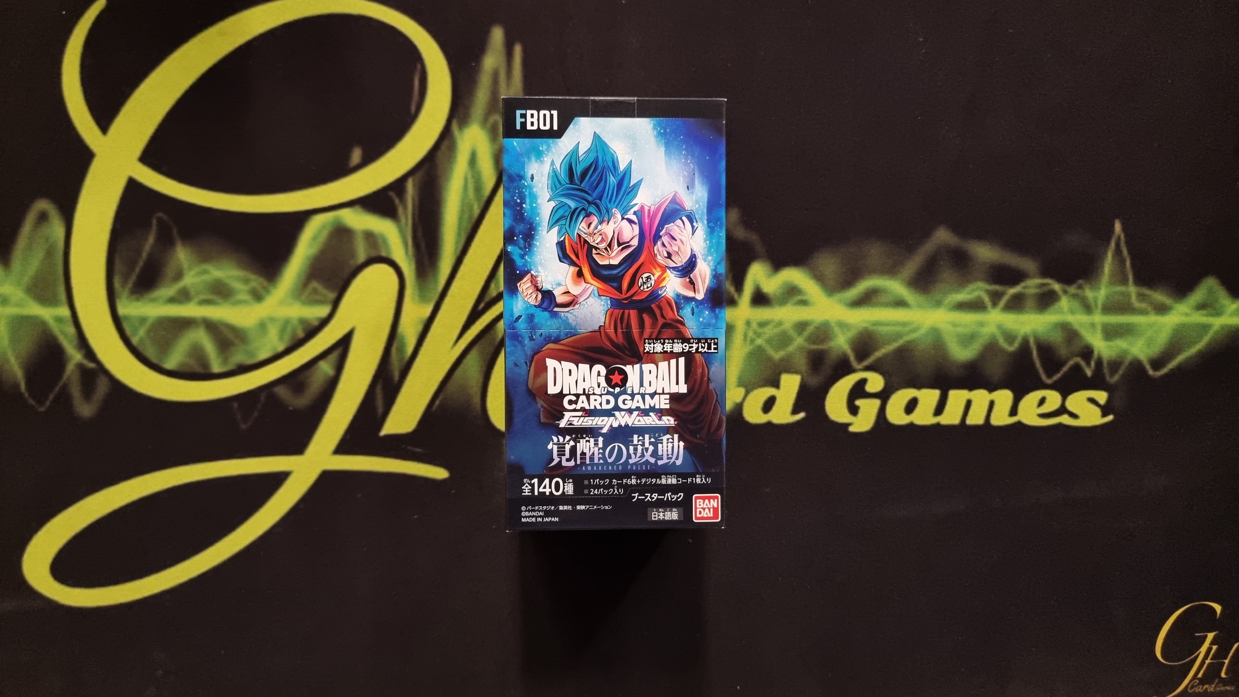 Dragon Ball Card Game [FB-01] DragonBall Booster Pack「AWAKENED PULSE」แบบ 1 กล่อง