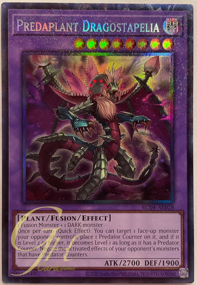 Yugioh [RC04-AE028] Predaplant Dragostapelia (Collector's Rare)