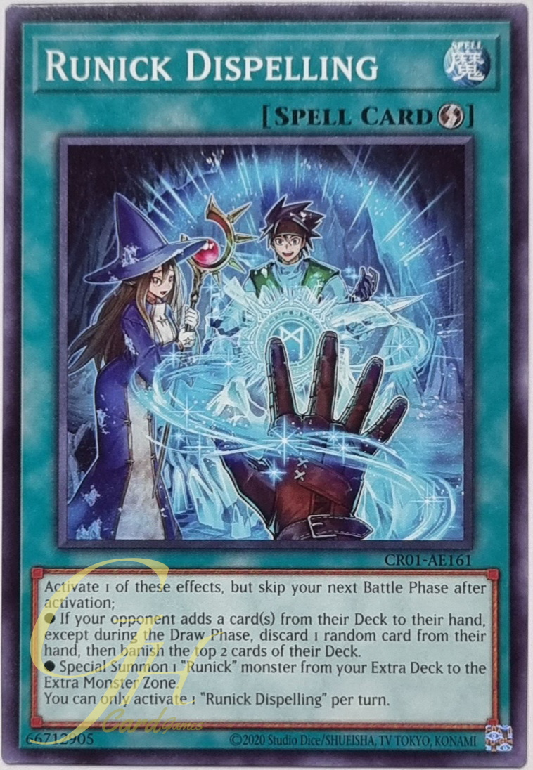 Yugioh [CR01-AE161] Runick Dispelling (Common)